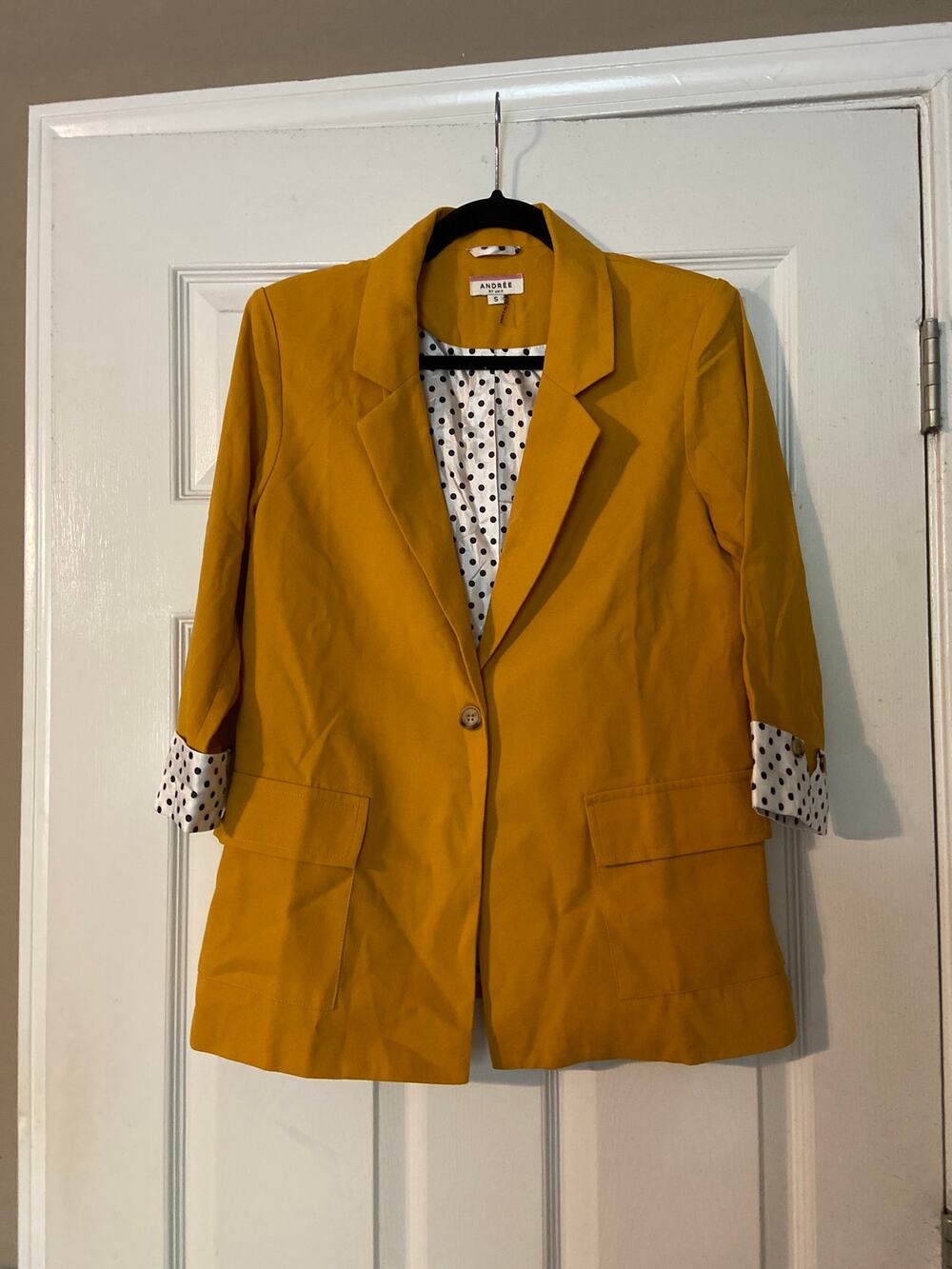 Andree by Unit mustard yellow blazer Size Small S